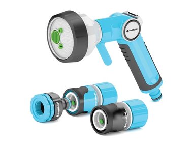 Cellfast, set met sproeipistool, 4 functies, ergo, 1/2