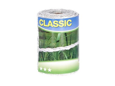 Classic afrasteringsdraad 250m wit, 6x 0,20 rvs (COR449114)