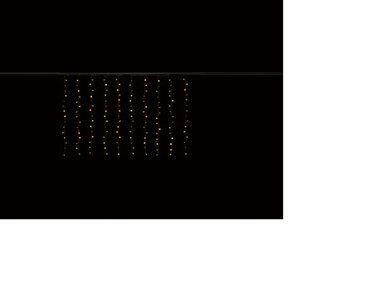 Cascade Light LED - 2 x 1,3 m - 150 warm witte lampen - transparant draad - 24 V (CS-LED-2X1.3-24V-UW-T)