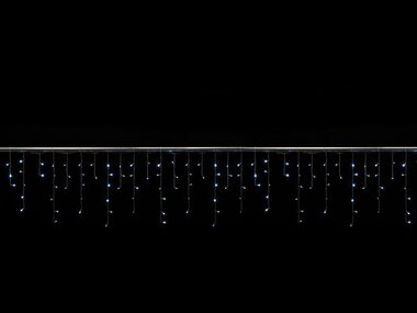 Cascade Light LED - 4 x 0,6 m - 144 witte lampen - transparant draad - modulator (CS-LED-4X0.6-24V-W)
