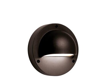 Garden Lights - Deimos zwart - wandlamp - 12V - 30lm - 1W - 3000/6000K (GL3132011)