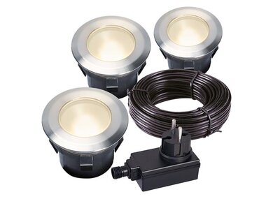Garden Lights - Larch set - inbouw spot - 12V - 30lm - 1W - 3000K (GL4058603)