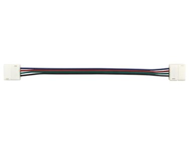 KABEL MET PUSH CONNECTOREN VOOR FLEXIBELE LED STRIP - 10 mm RGB KLEUR (LCON32)
