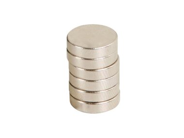 Magneet Ø12 x 3mm - 6 stuks (MAGNET6)