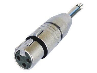 NEUTRIK - 3-POLIGE XLR VROUWELIJK NAAR MONO 1/4