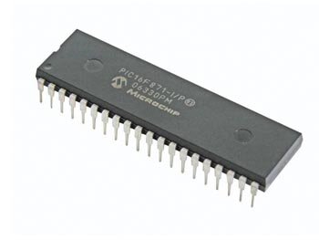 40-pins 8-bit CMOS FLASH-microcontroller (PIC16F871-I/P)