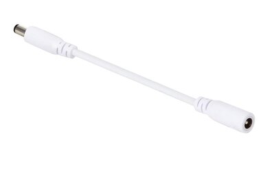 VERLENGSNOER MET DC-VOEDINGSCONNECTOR (MANNELIJK-VROUWELIJK) - 2 m - WIT (PSS6EDC2MW)