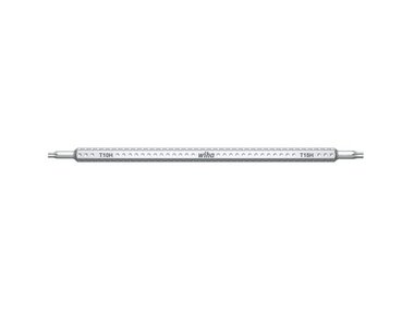 Wiha Schroevendraaier met wisselschacht SYSTEM 6 TORX® Tamper Resistant (met boring) (27630) T6H - T8H x 150 mm (WH27630)
