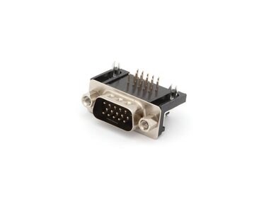 MANNELIJKE 15-PIN SUB-D CONNECTOR - HOGE DICHTHEID - VOOR PCB MONTAGE (CC023M)