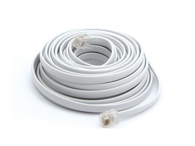 VERLENGSNOER MET 6P6C PLUG NAAR 6P6C PLUG - 8m (TCU368)