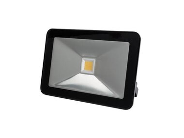 DESIGN LED-SCHIJNWERPER - 20 W, WARMWIT - ZWART (LEDA5002WW-B)